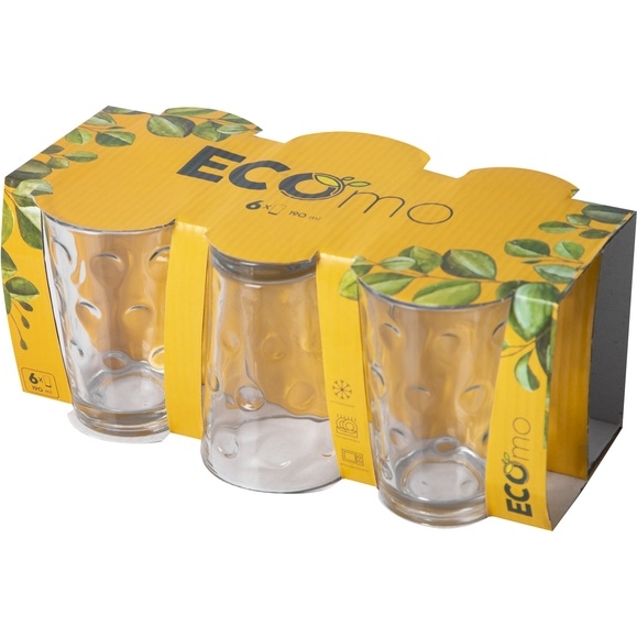 Набор стаканов Ecomo Circles 190 мл 6 шт. (RYG3028) - фото 3
