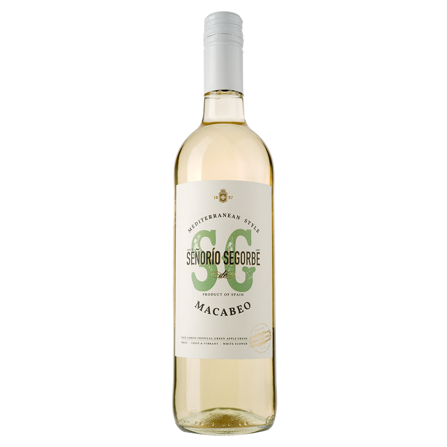 Вино Torre Oria Señorio de Segorbe Macabeo, біле, сухе, 0,75 л - фото 1