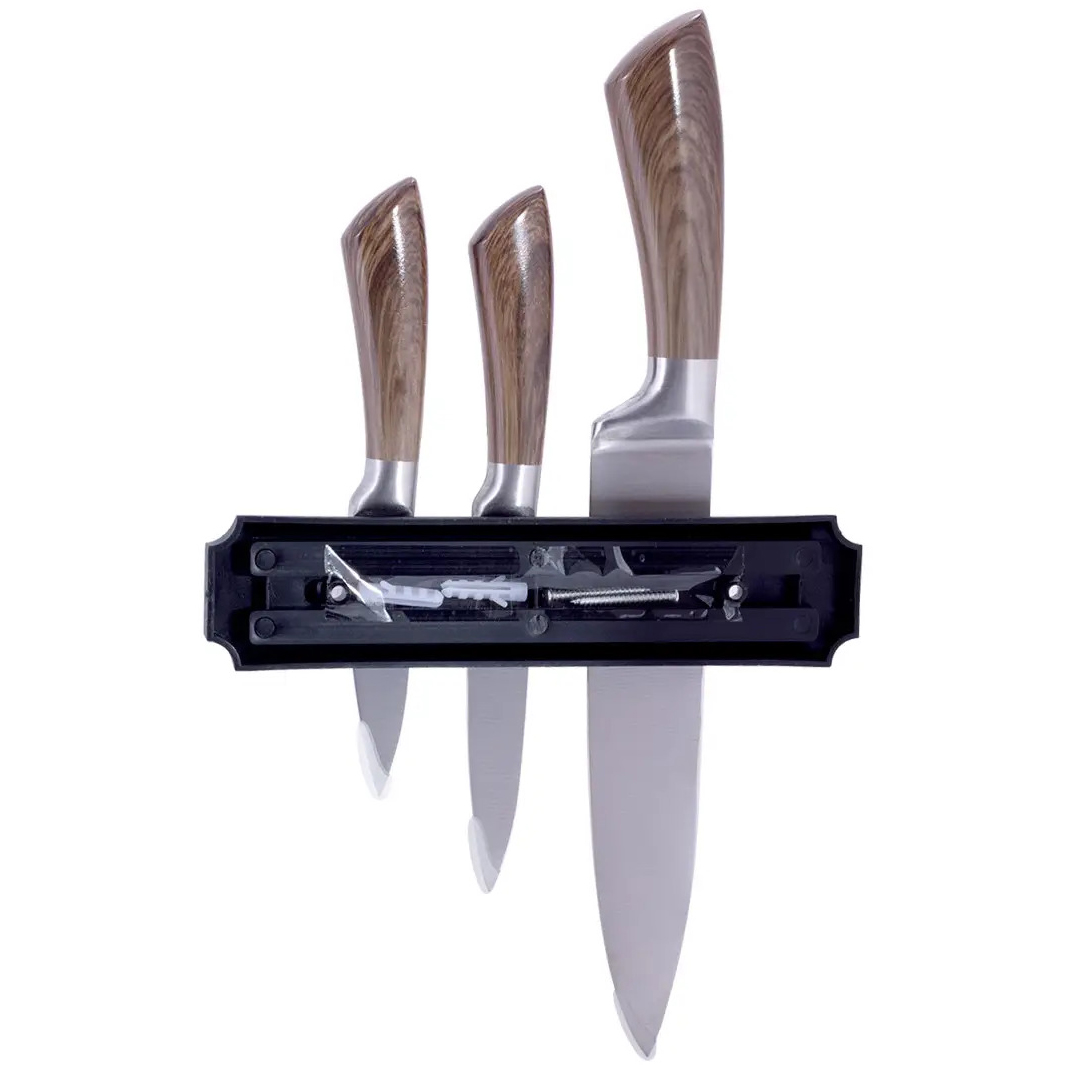 Набір кухонних ножів Kamille: 3 ножі + магнітний тримач 5042 (KM-5042) - фото 3