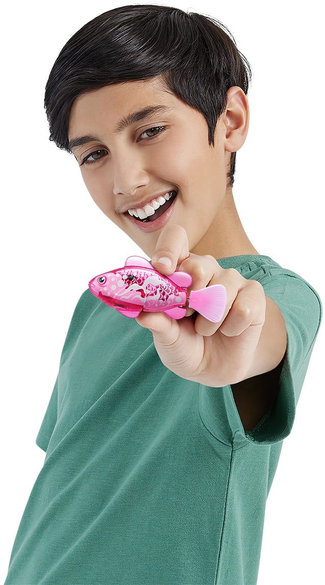 Интерактивная игрушка Pets & Robo Alive S3 Роборыбка, розовая (7191-6) - фото 3