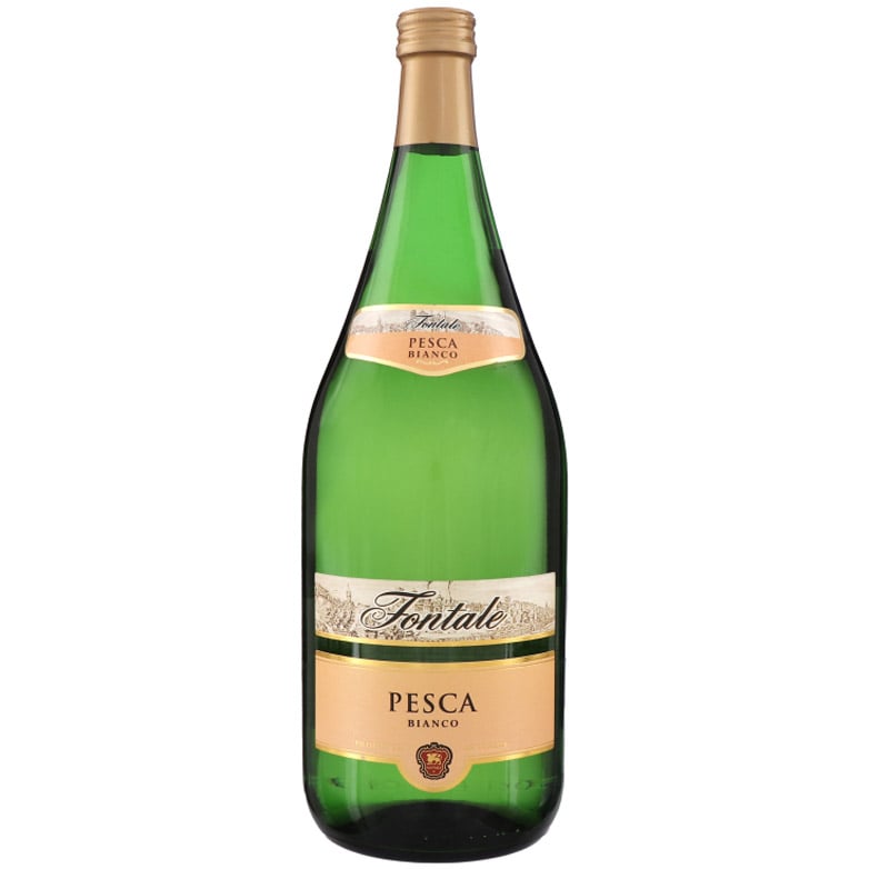 Напиток винный газированный Fontale Pesca Bianco белый сладкий 1.5 л - фото 1