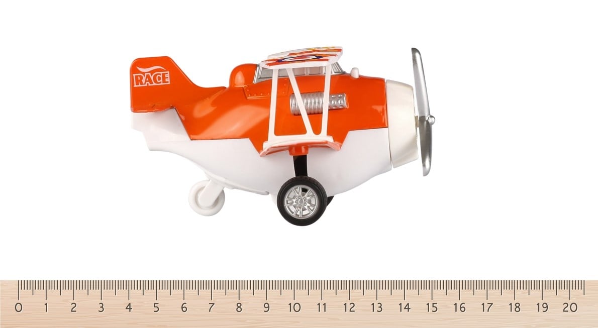 Самолет Same Toy Aircraft, со светом и музыкой, оранжевый (SY8012Ut-1) - фото 2