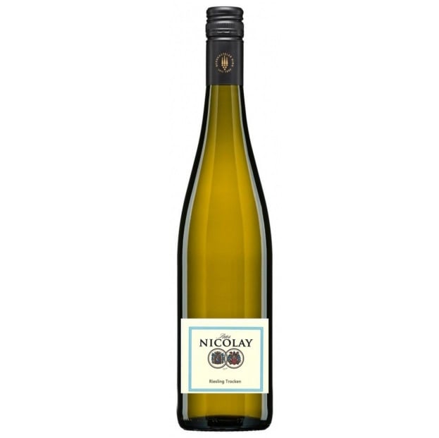 Вино Dr. Heidemanns-Bergweiler Peter Nicolay Riesling Trocken, біле, сухе, 12,5%, 0,75 л (8000013485994) - фото 1