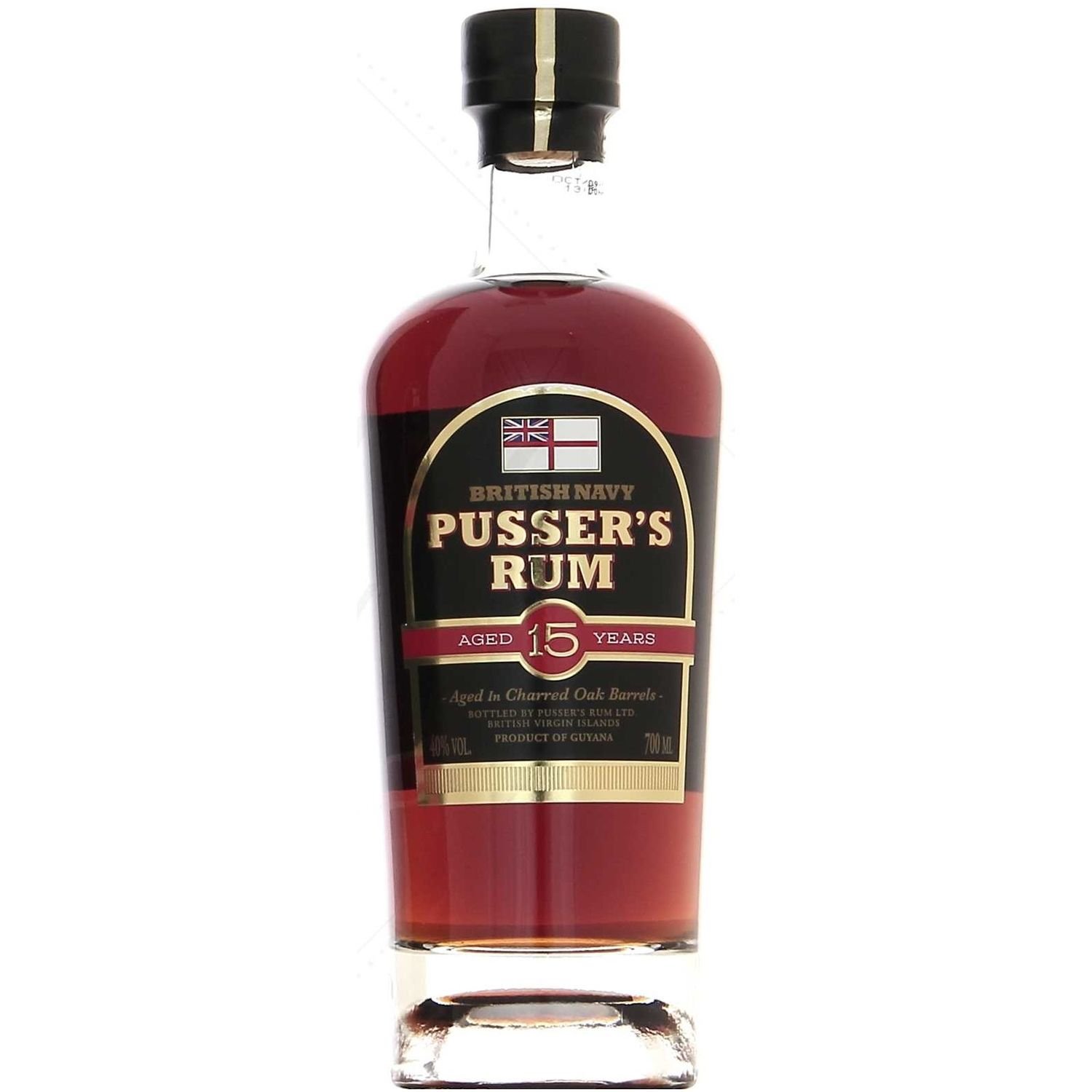 Ром Pusser's Rum 15 yo, 40%, 0,7 л - фото 1