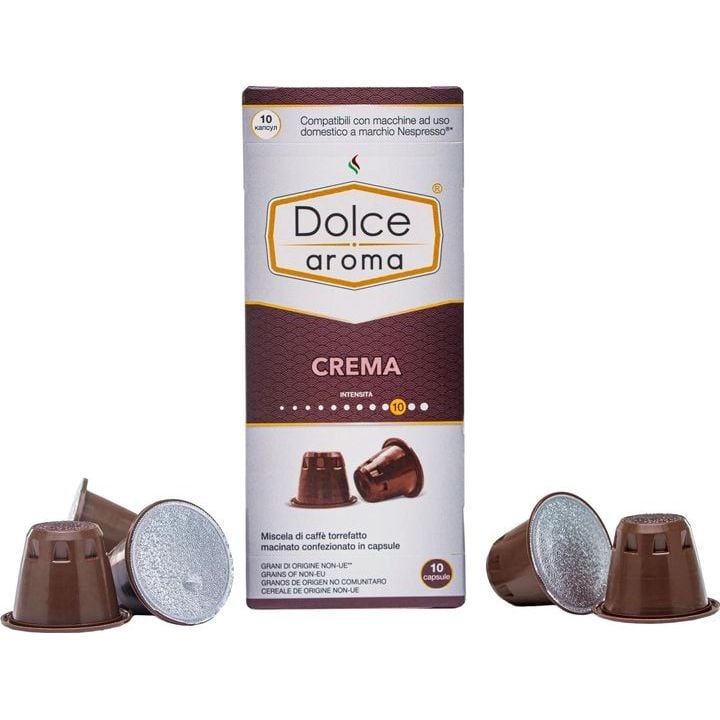 Кава в капсулах Dolce Aroma Crema Nespresso 50 г (10 капсул х 5 г) (881658) - фото 2