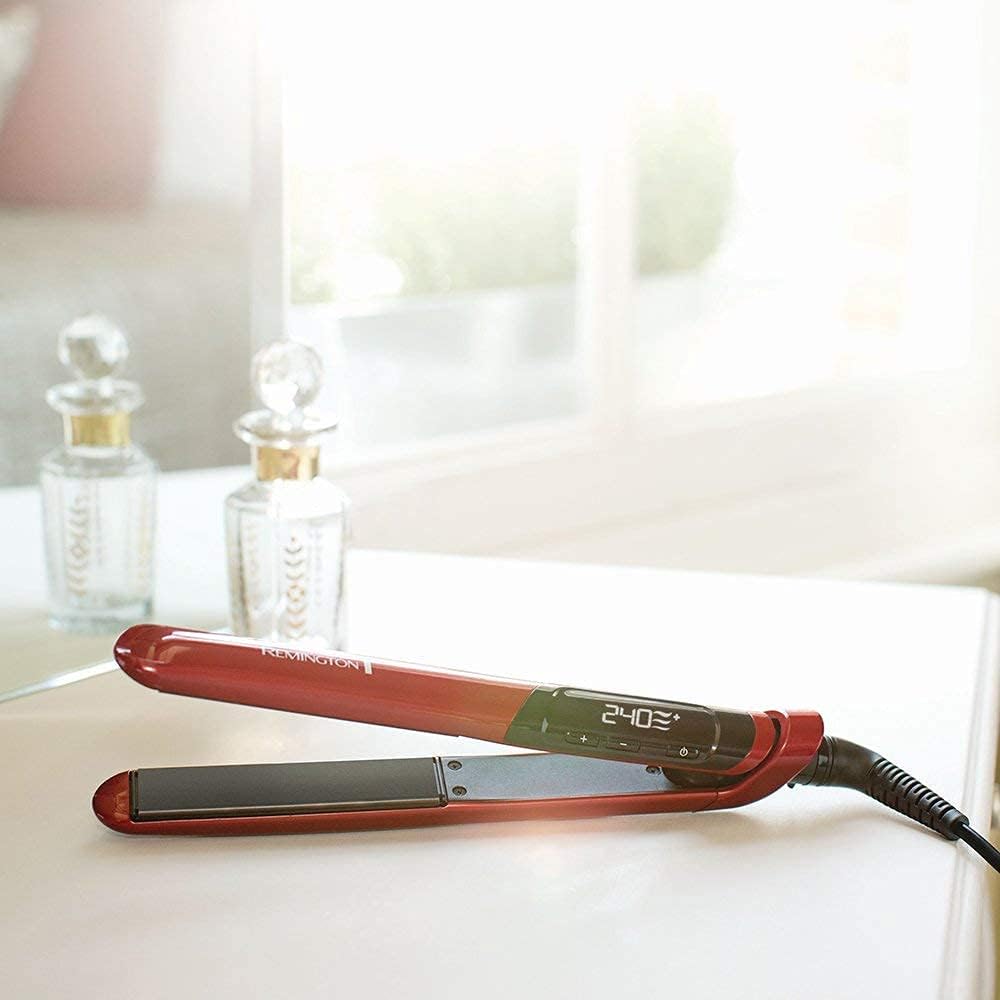 Выпрямитель Remington Silk Straightener S9600 черно-красный - фото 8