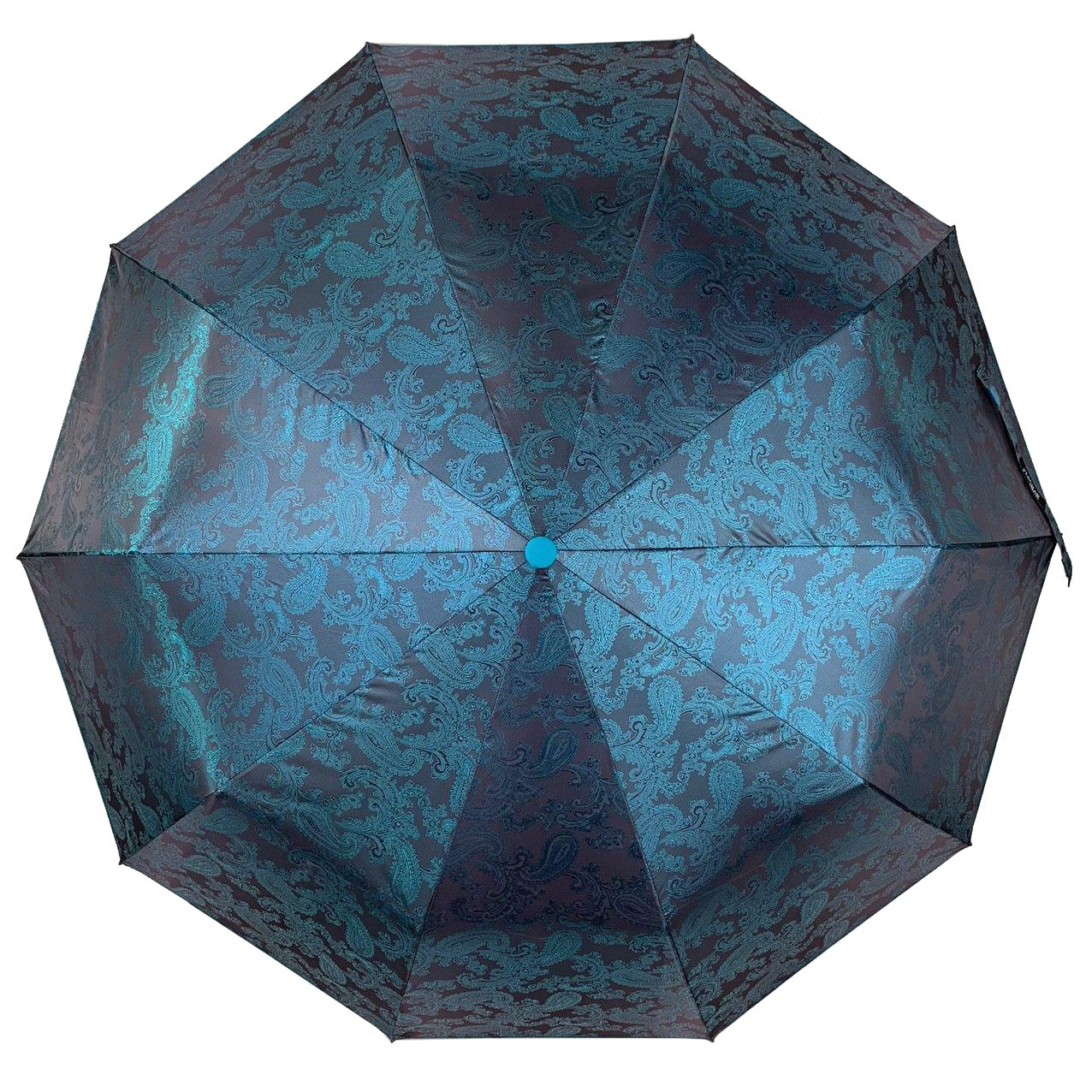 Женский складной зонтик полуавтомат Bellissima 102 см бирюзовый - фото 2