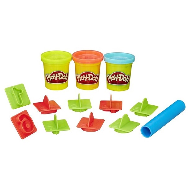 Набір пластиліну Hasbro Play-Doh, Відерце, Цифри (23326) - фото 2