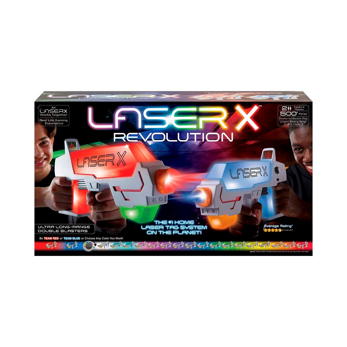 Игровой набор для лазерных боев Laser X Revolution Long Range, для двух игроков (88178) - фото 7
