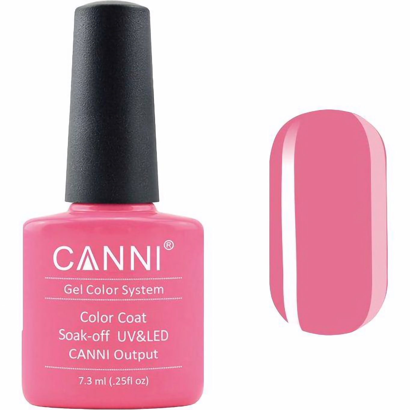 Гель-лак Canni Color Coat Soak-off UV&LED 50 рожево-кораловий 7.3 мл - фото 1