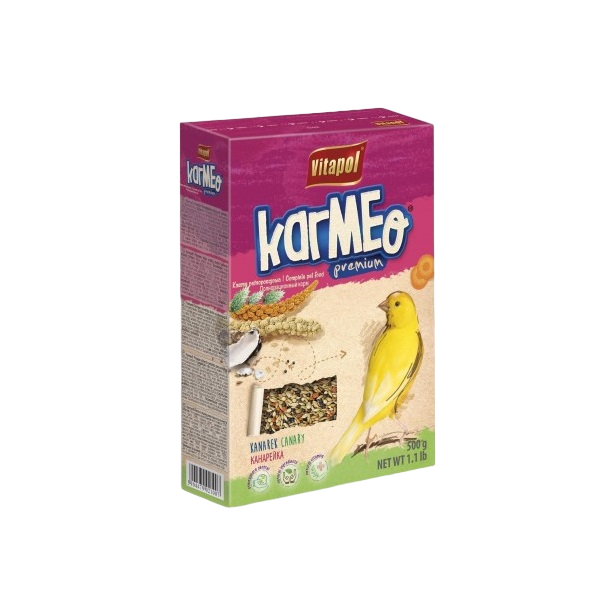 Фото - Корм для птахів Vitapol Преміум корм для канарки  Karmeo, 500 г 