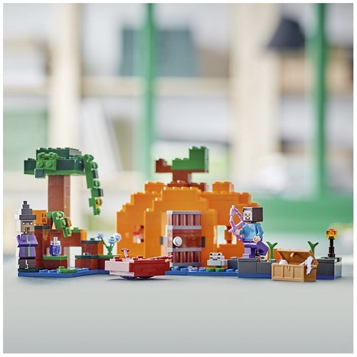 Конструктор LEGO Minecraft Гарбузова ферма, 257 деталей (21248) - фото 8