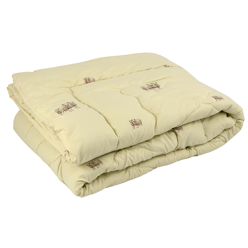 Одеяло шерстяное Руно Sheep, 205х172 см, бежевое(316.52ПШУ_Sheep) - фото 1