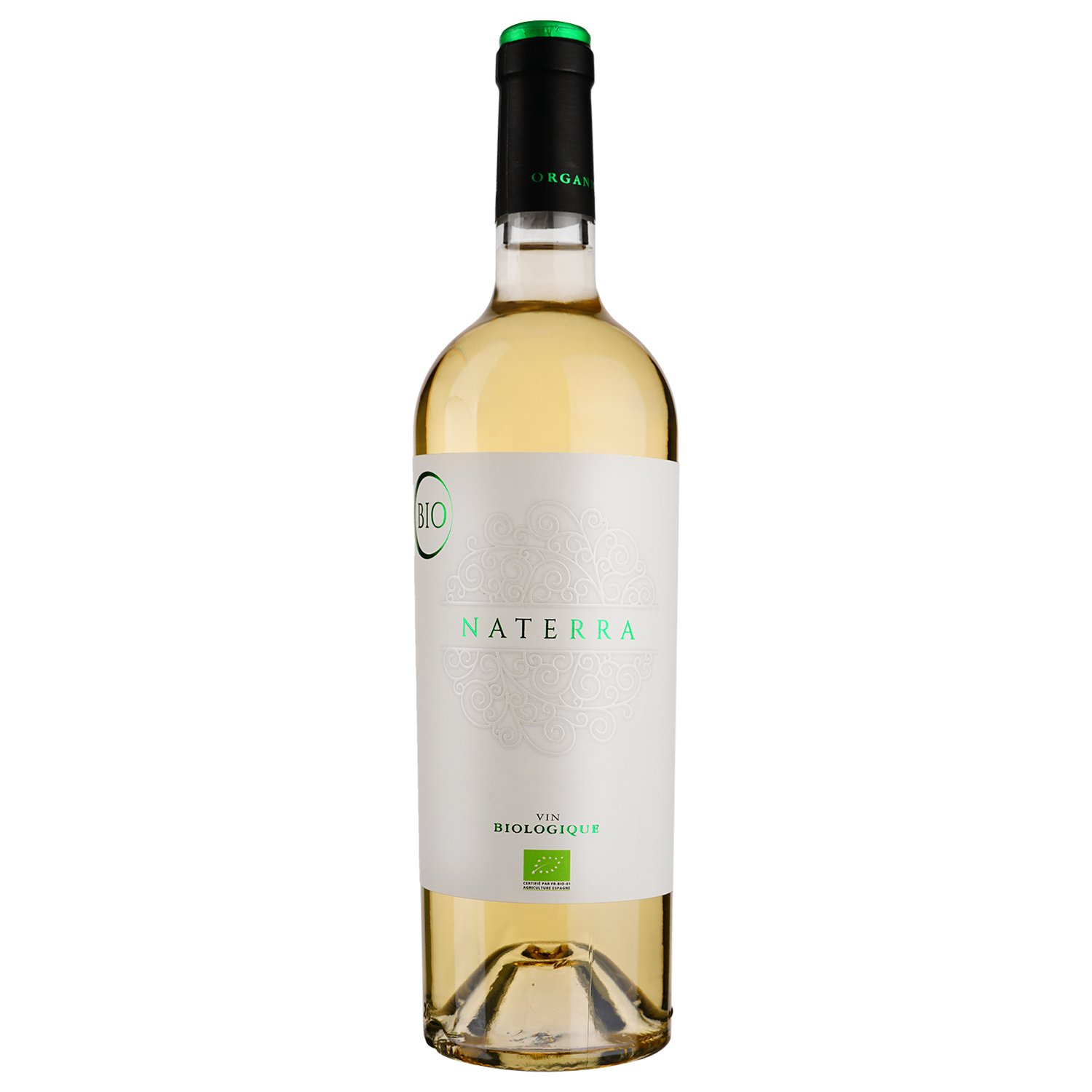 Вино Naterra Bio Espagne, белое, сухое, 0,75 л - фото 1