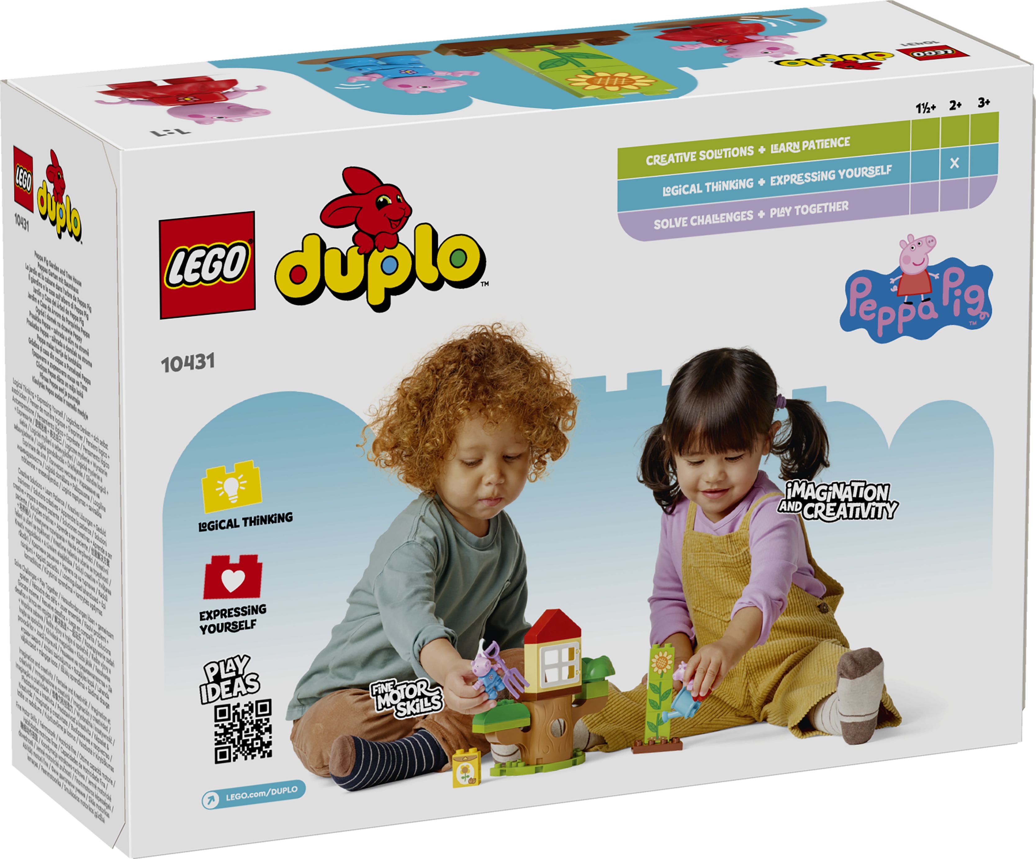 Конструктор LEGO DUPLO Сад и домик на дереве Пеппи 20 деталей (10431) - фото 6