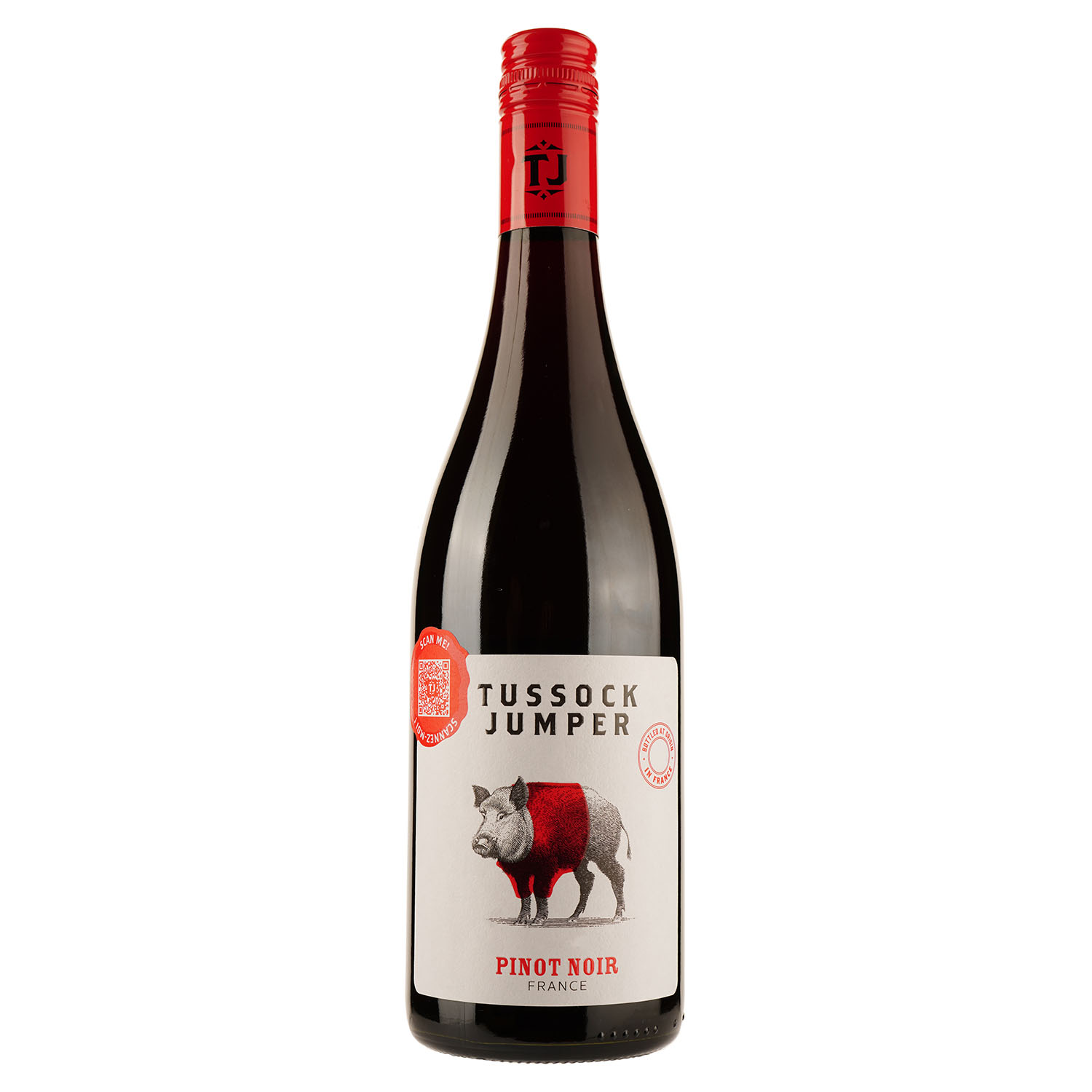 Вино Tussock Jumper Pinot Noir, красное, сухое, 0,75 л - фото 1
