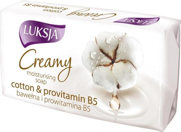 Крем-мыло Luksja Cotton Milk Provitamin B5, 90 г - фото 1