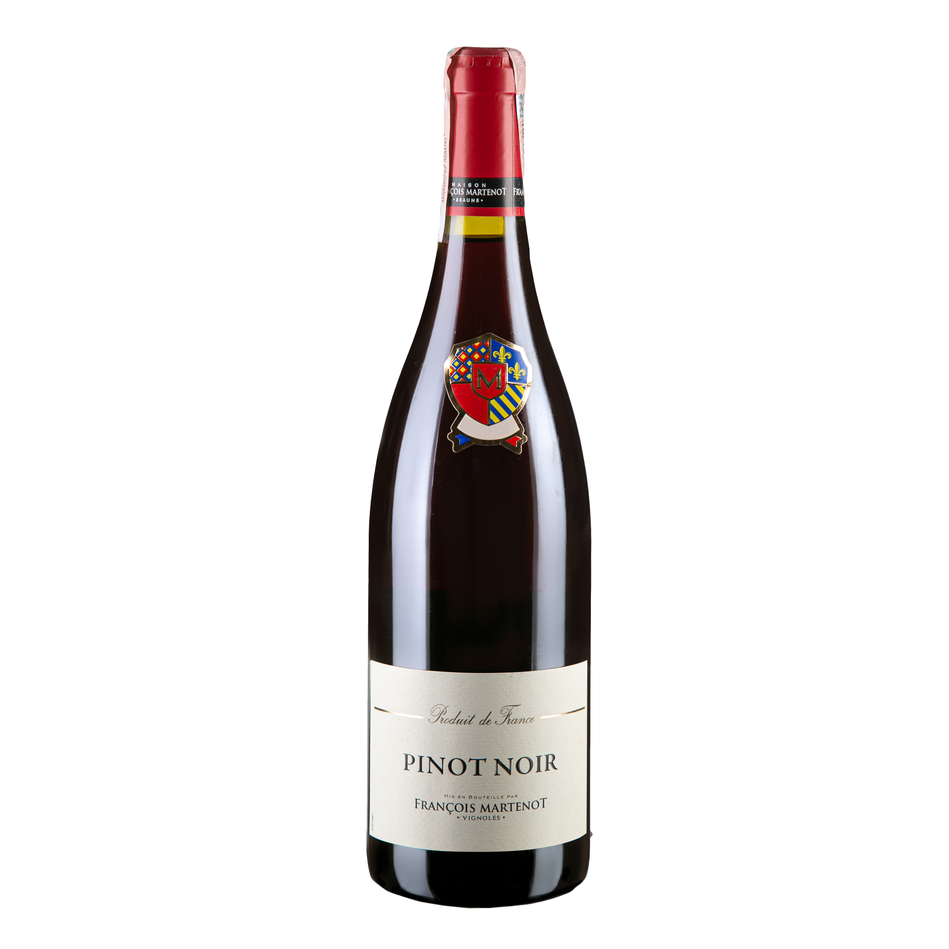 Вино Francois Martenot Pinot Noir, червоне, сухе, 12%, 0,75 л - фото 1