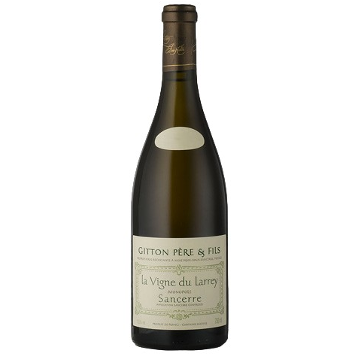 Вино Gitton Sancerre Vigne du Larrey 2015, белое, сухое, 14%, 0,75 л (1218151) - фото 1