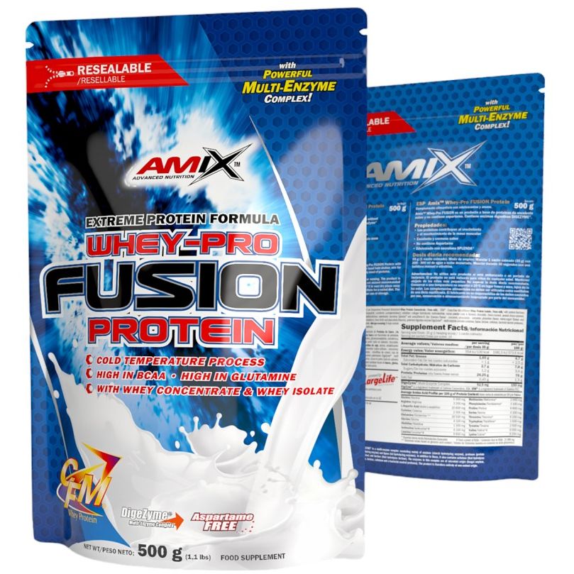 Протеин Amix Whey-Pro Fusion Арахис-шоко-карамель 500 г (818114) - фото 2