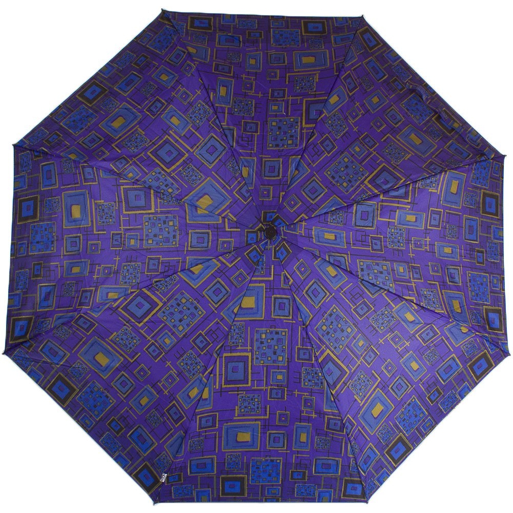 Женский складной зонтик полный автомат Airton 98 см синий - фото 1