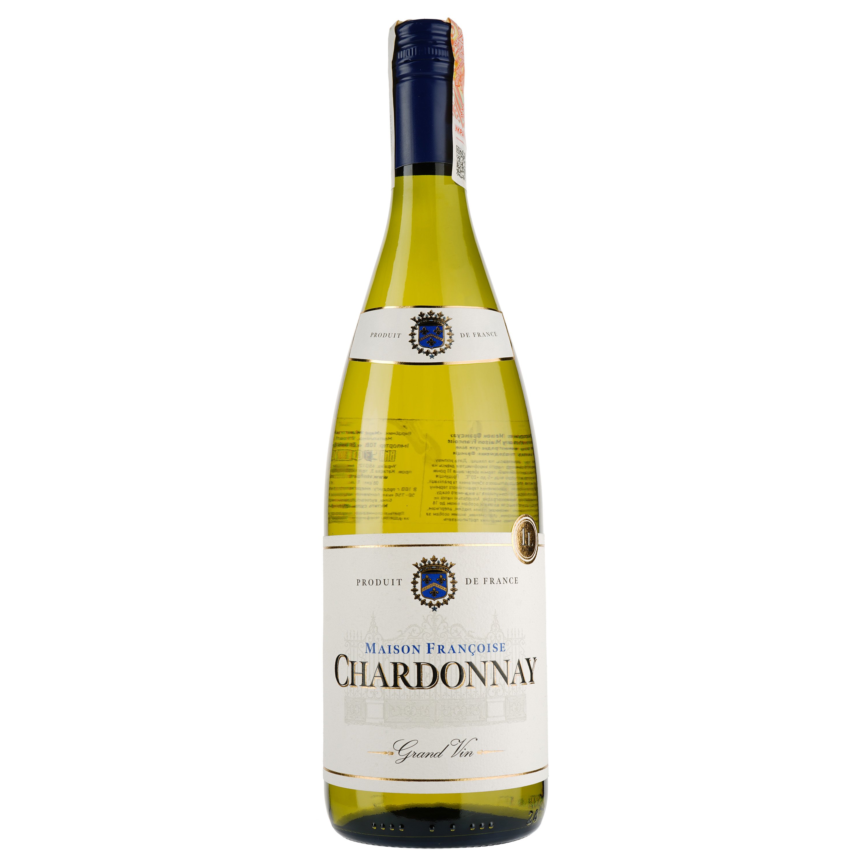Вино Mare Magnum Chardonnay Maison Francoise, біле, сухе, 1 л (7340048606349) - фото 1