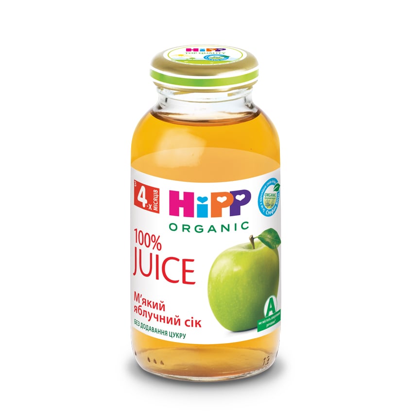 Органический сок HiPP Мягкий яблочный, 200 мл - фото 1