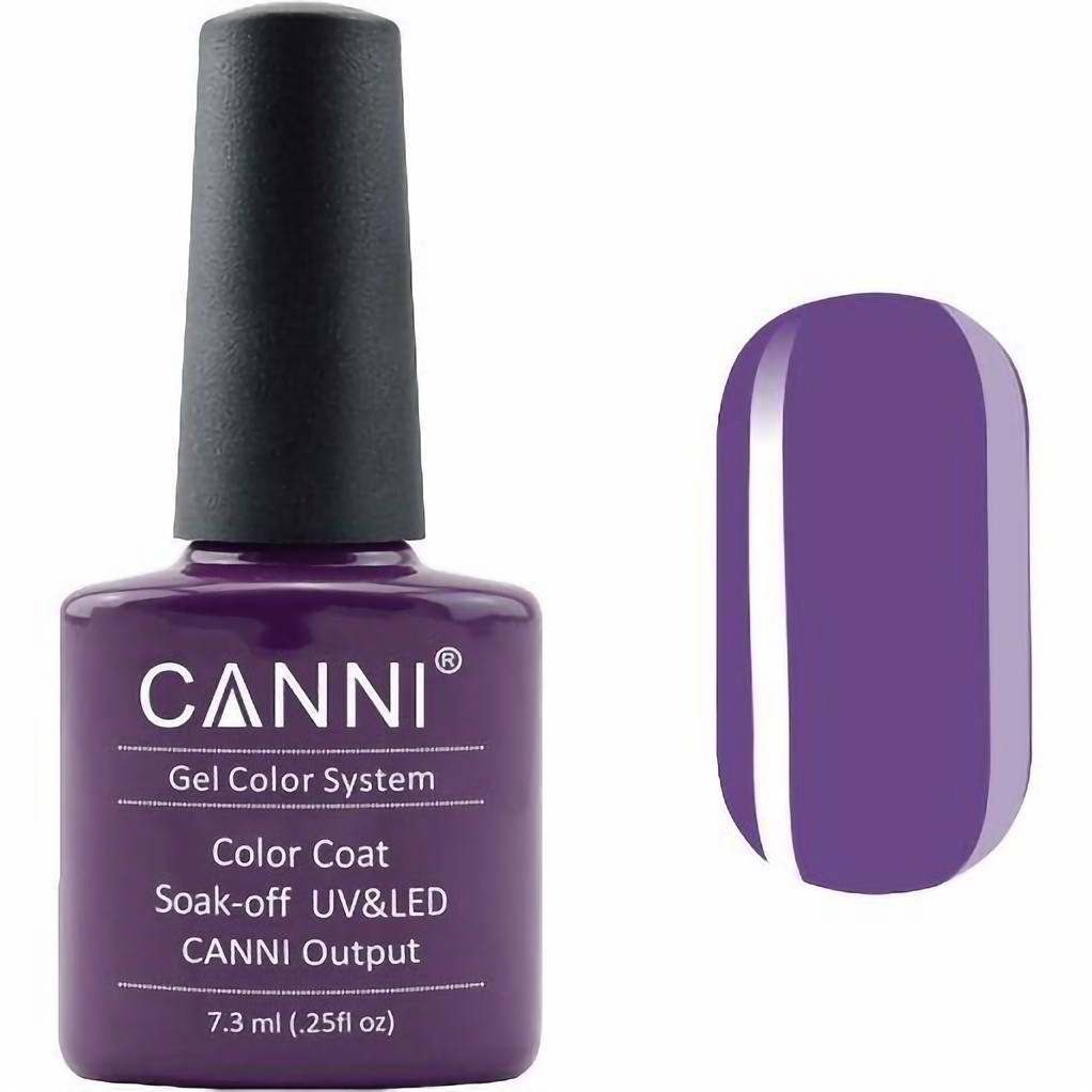 Гель-лак Canni Color Coat Soak-off UV&LED 32 темний фіолетовий 7.3 мл - фото 1