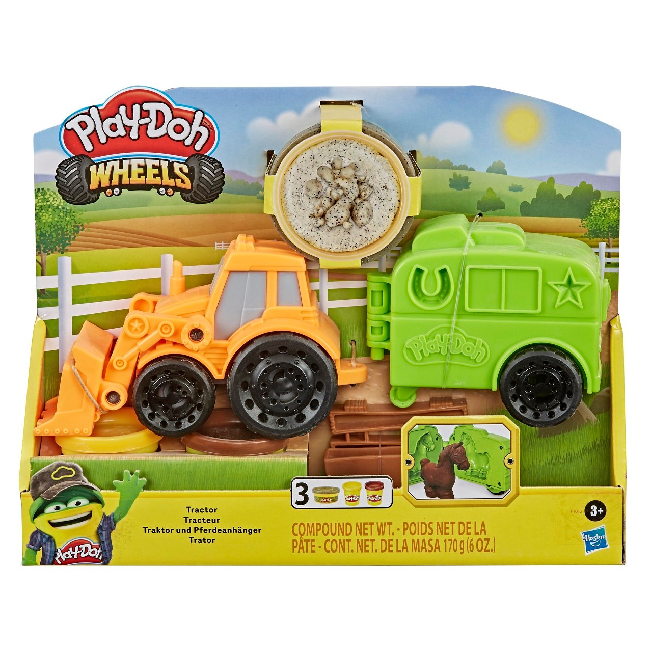 Игровой набор для лепки Hasbro Play-Doh Трактор (F1012) - фото 1