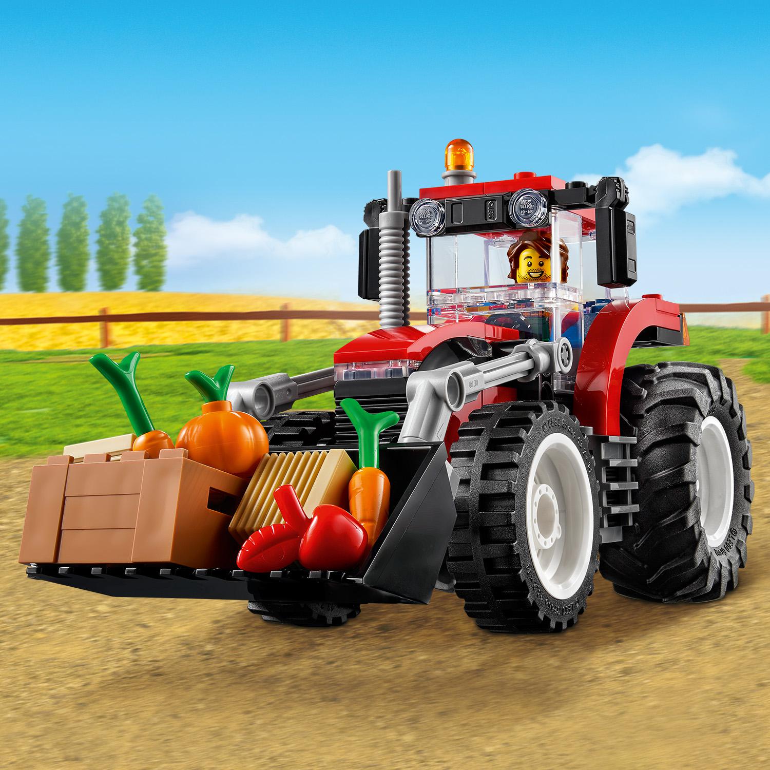 Конструктор LEGO City Трактор, 148 деталей (60287) - фото 7
