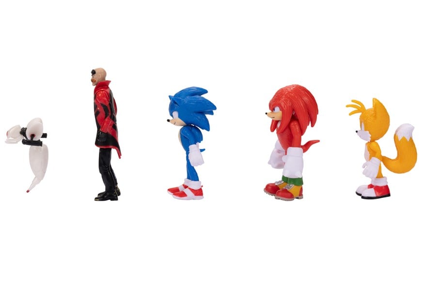 Набор игровых фигурок Sonic the Hedgehog 2 Соник и друзья, 5 фигурок, 6 см (412684) - фото 3