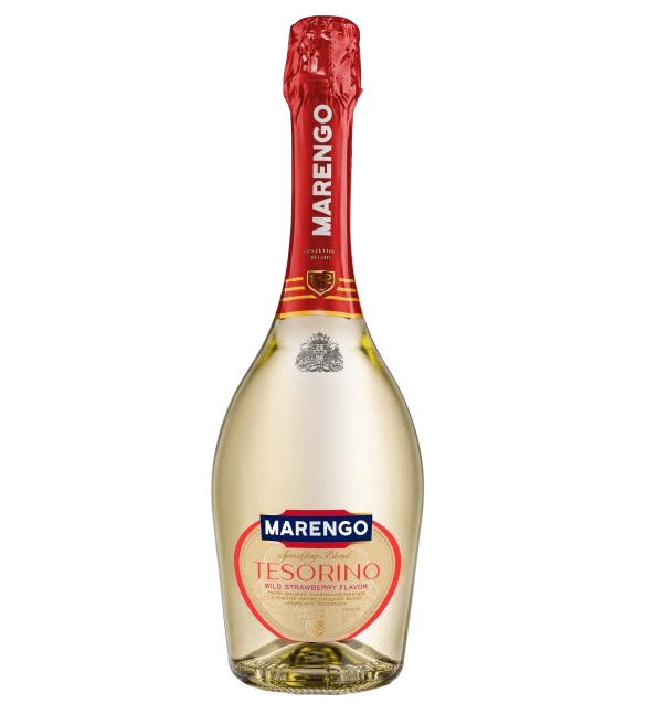 Вино игристое Marengo Tesorino, белое, полусладкое, 7%, 0,75 л (875183) - фото 1