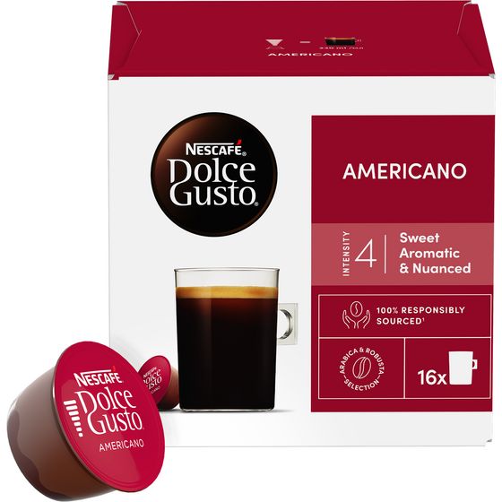 Набор кофе в капсулах Nescafe Dolce Gusto Americano 48 шт. 408 г (3 пак. x 16 шт. 136 г) - фото 5