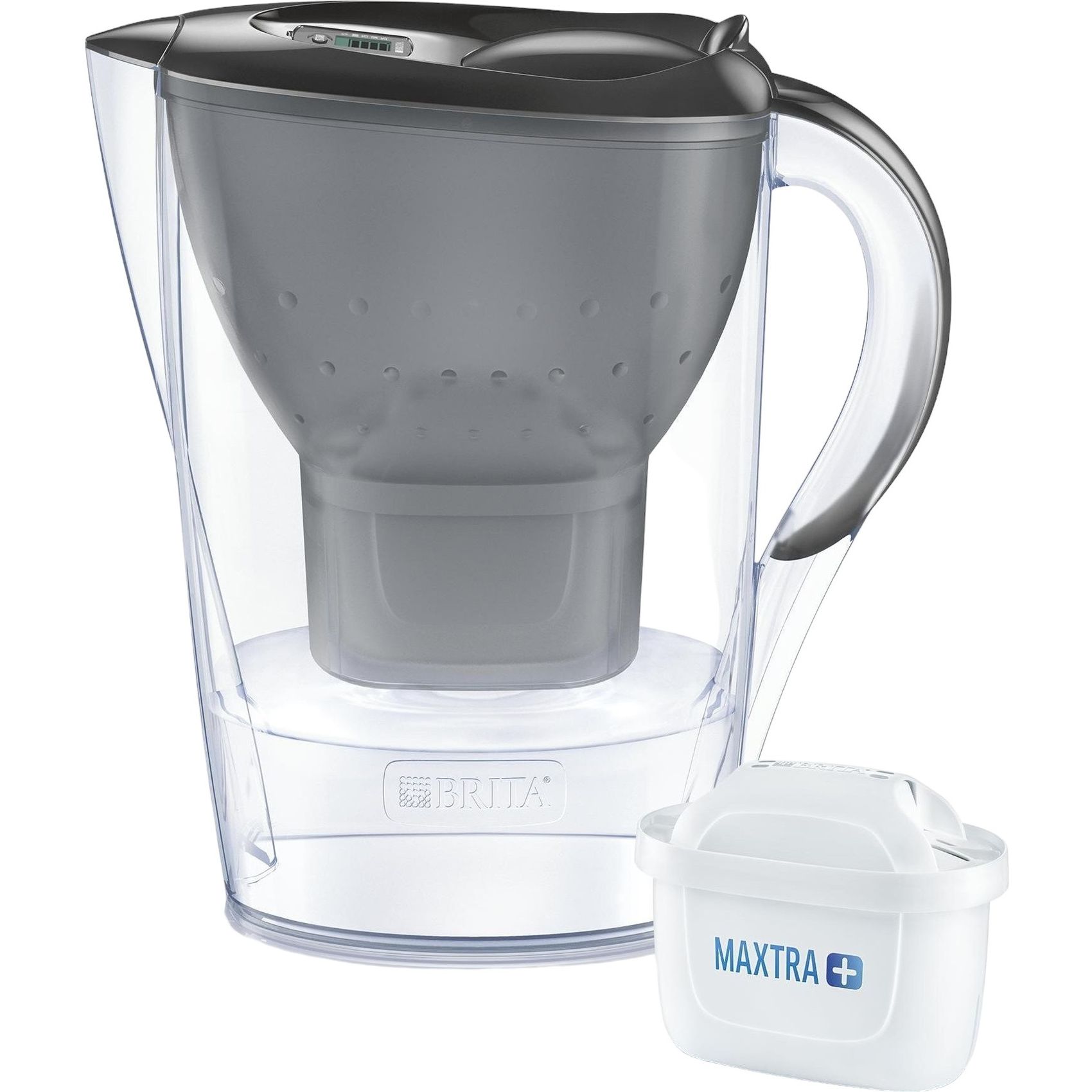 Фильтр-кувшин Brita Marella XL Memo MX+ графит 3.5 л (1040412) - фото 1