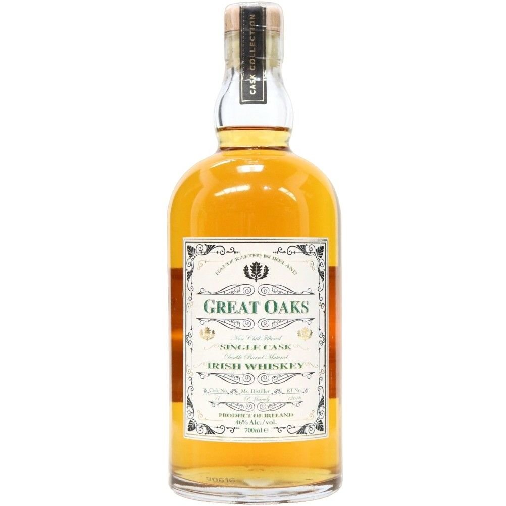 Віскі Great Oaks Single Cask Irish Whiskey 46% 0.7 л - фото 1