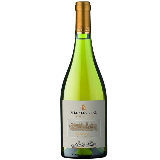 Вино Medalla Real Gran Reserve Chardonnay Leyda Valley D.O., біле, сухе, 13,5%, 0,75 л - фото 1