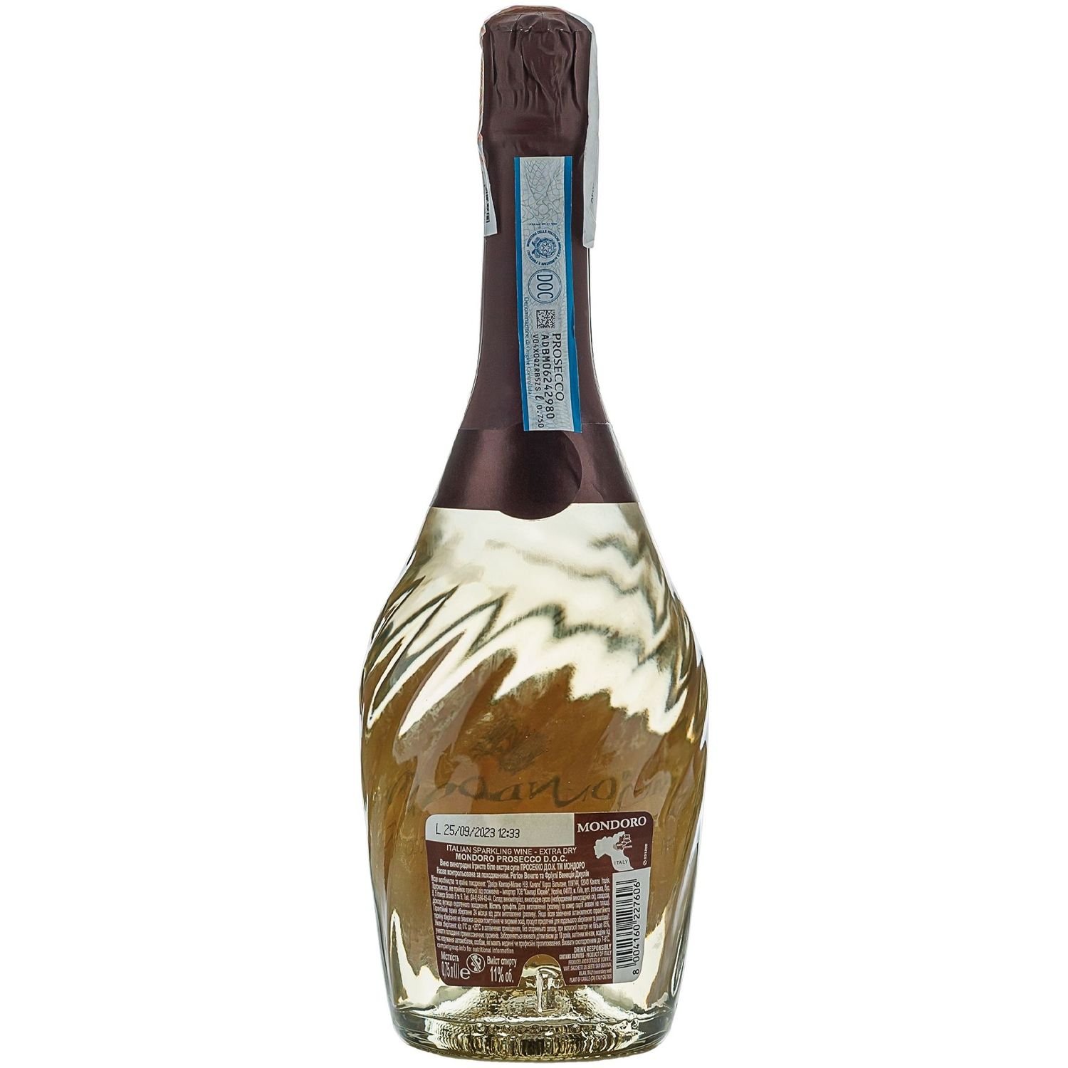 Вино игристое Mondoro Prosecco белое сухое 0.75 л - фото 2