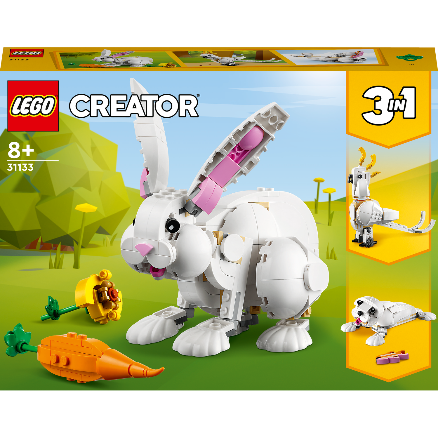 Конструктор LEGO Creator 3 v 1 Белый кролик 258 деталей (31133) - фото 1