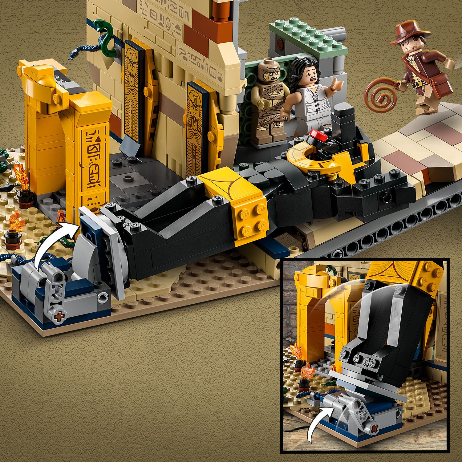 Конструктор LEGO Indiana Jones Бегство из потерянной гробницы, 600 деталей (77013) - фото 6