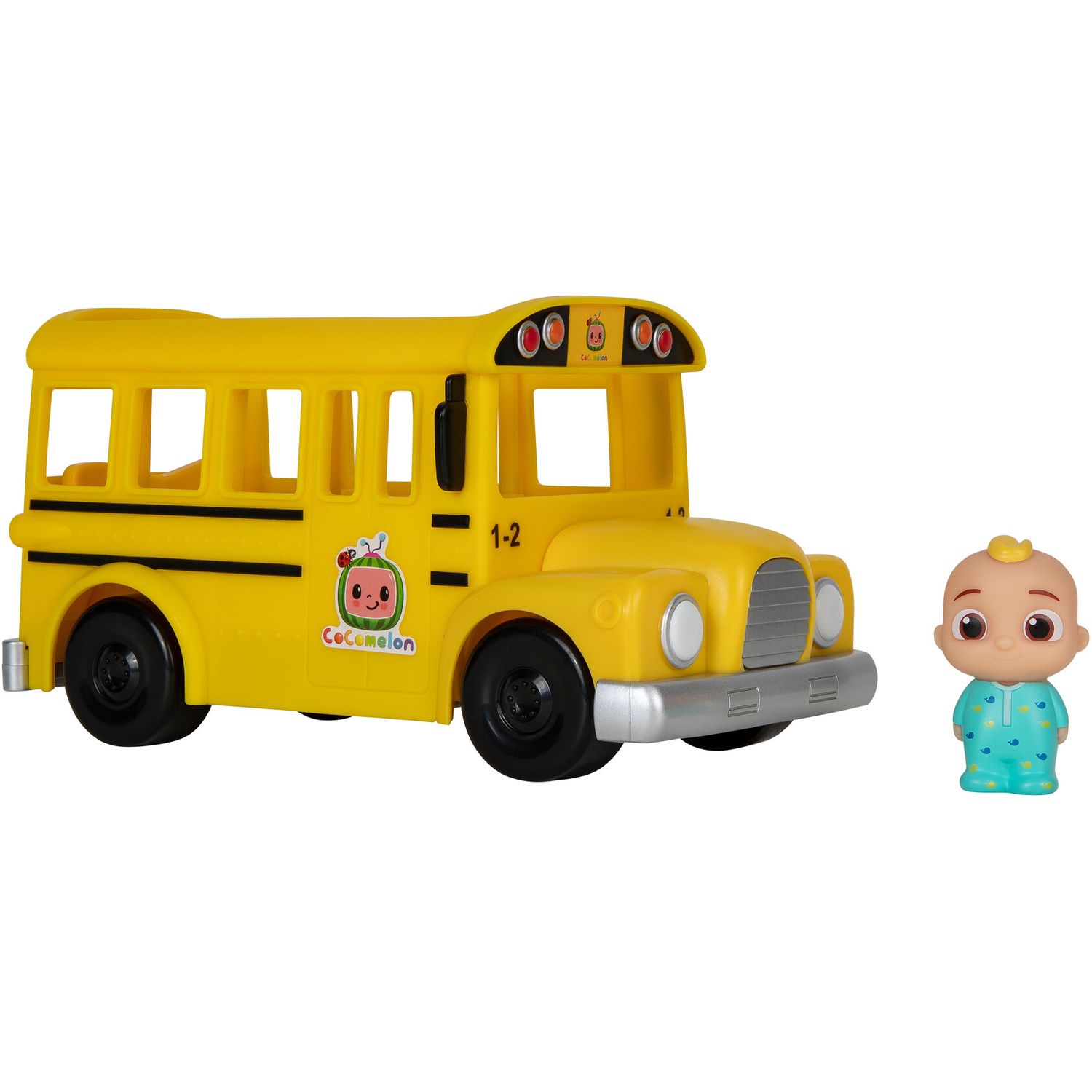 Игровой набор CoComelon Feature Vehicle Желтый школьный Автобус со звуком (CMW0015) - фото 1