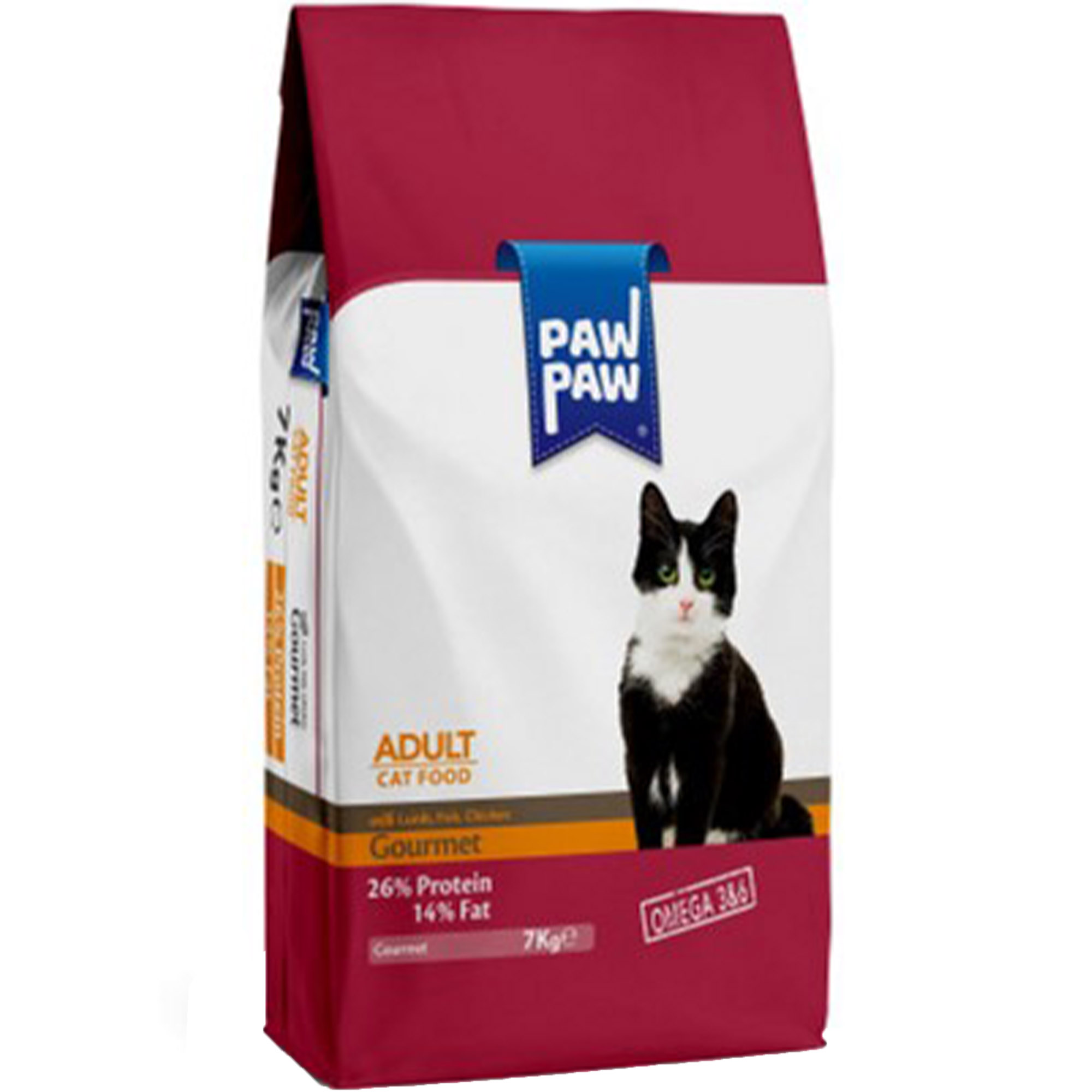 Сухой корм для взрослых привередливых котов Pawpaw Премиум 7 кг - фото 1