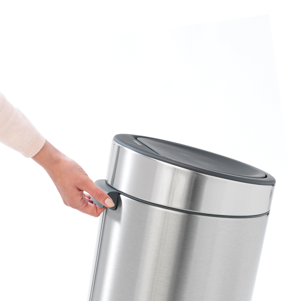 Бак для сміття Brabantia Touch Bin, 30 л, сріблястий (115462) - фото 6