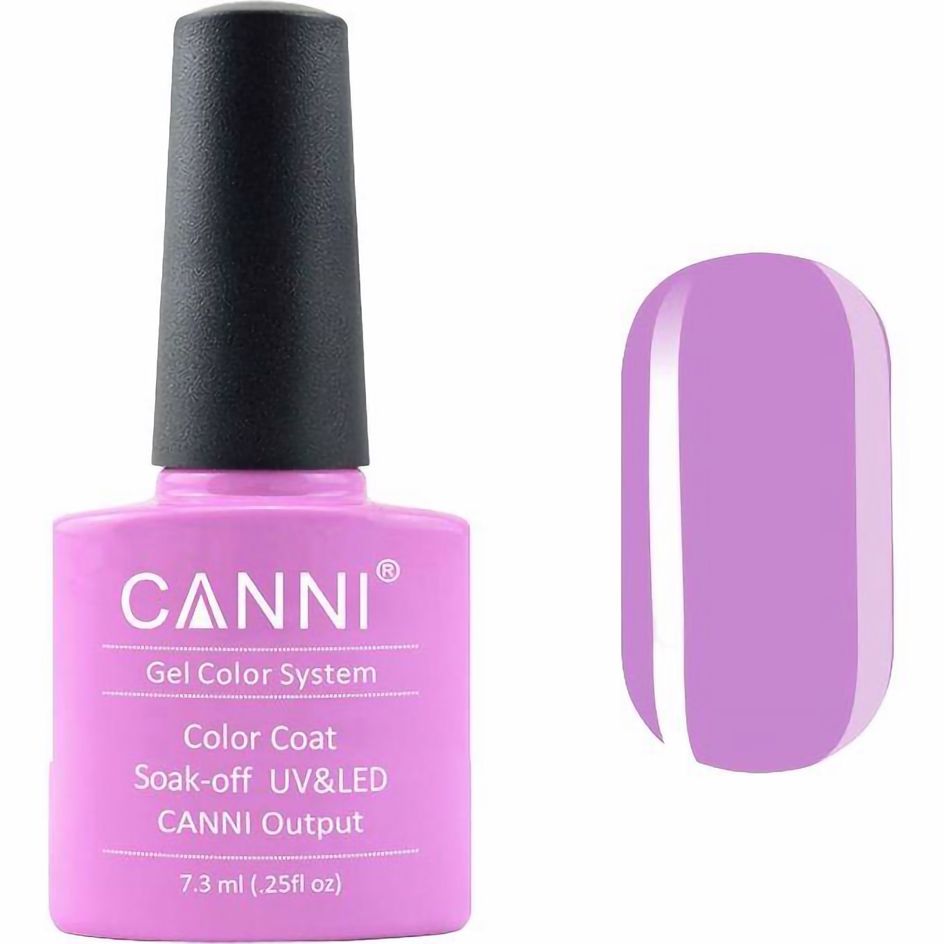 Гель-лак Canni Color Coat Soak-off UV&LED 64 бузковий 7.3 мл - фото 1