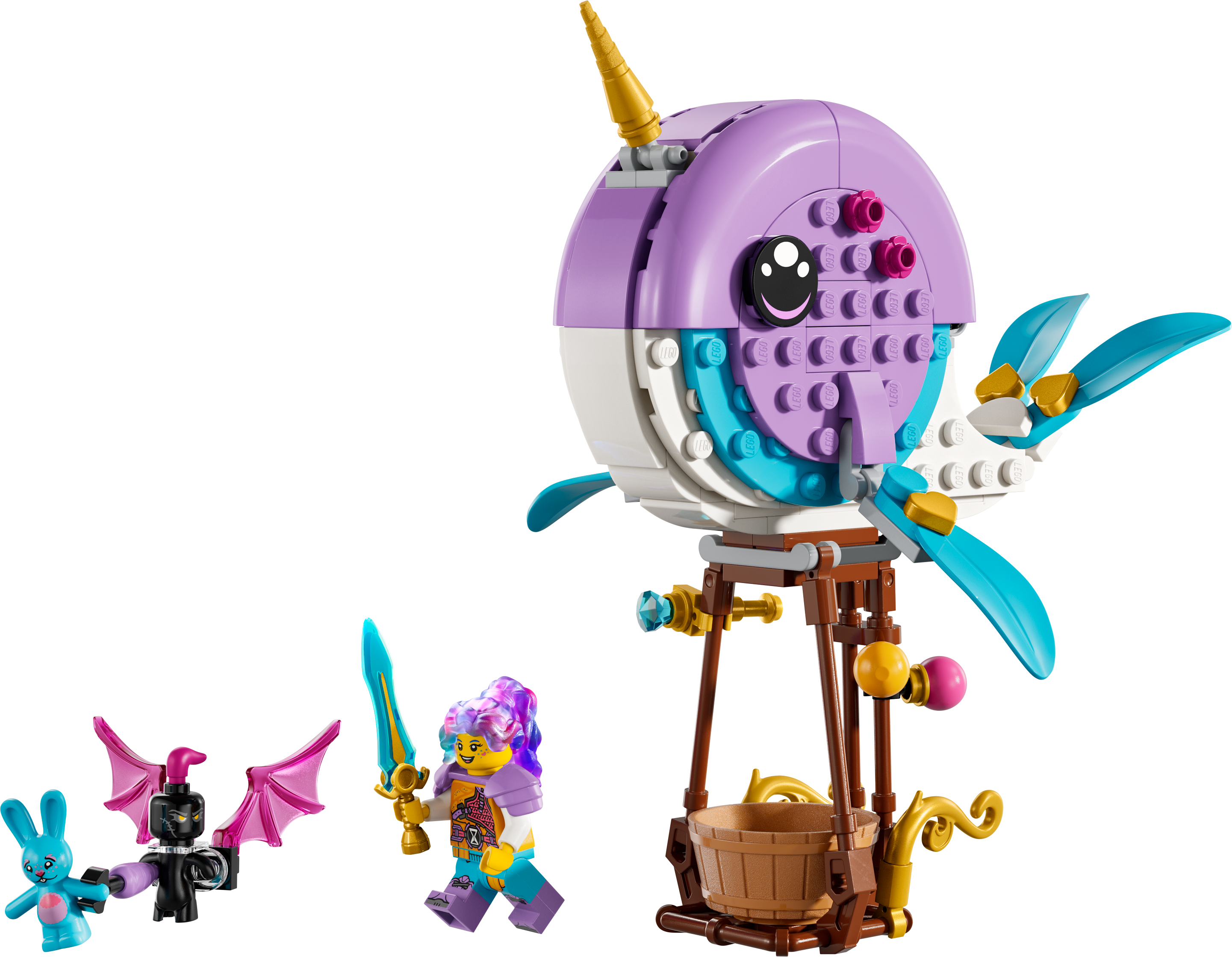 Конструктор LEGO DREAMZzz Воздушный шар Иззи Нарвал 156 детали (71472) - фото 2