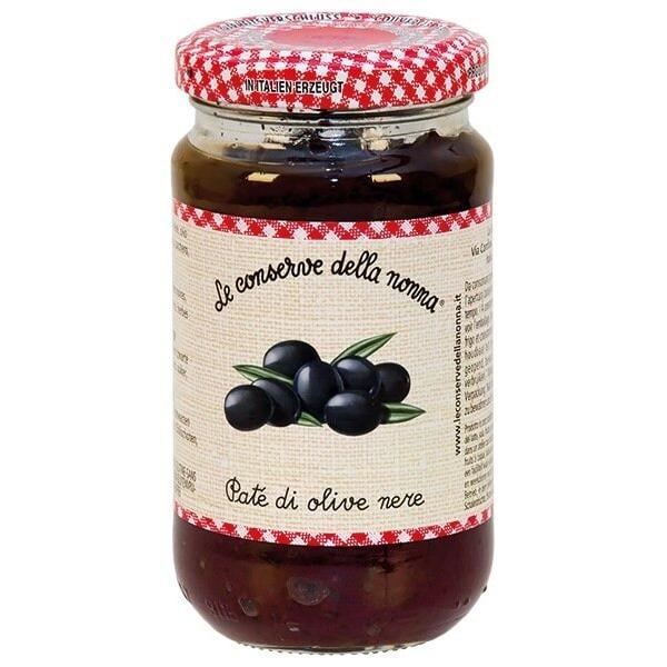 Паштет Le conserve della Nonna из черных маслин 190 г (377704) - фото 1