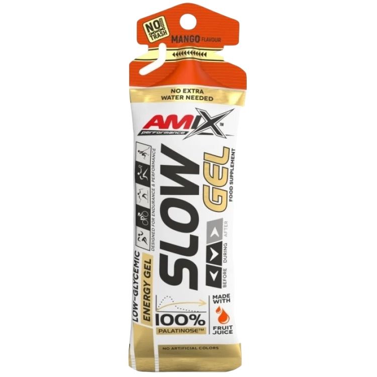 Изотоник с низким гликемическим индексом Amix Performance Slow Gel манго 45 г - фото 1