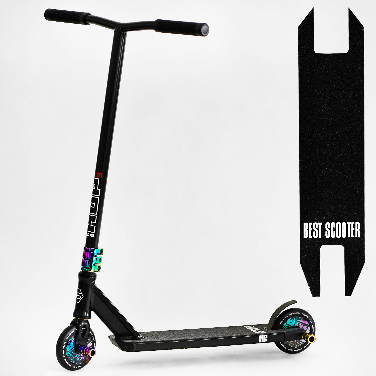 Самокат трюковый Best Scooter 58х89 см Черный 000231369 - фото 7