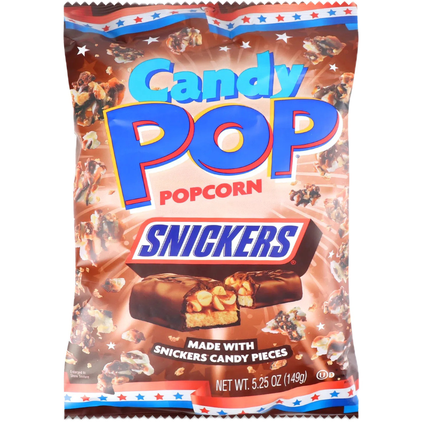 Попкорн Candy Pop Snickers 149 г - фото 1