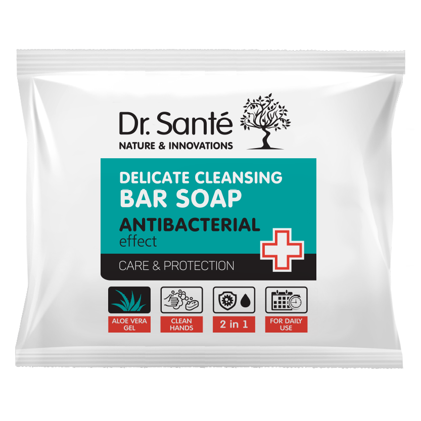 Мило Dr. Sante Care&Protection 2в1 Антибактеріальний ефект, 100 г - фото 1