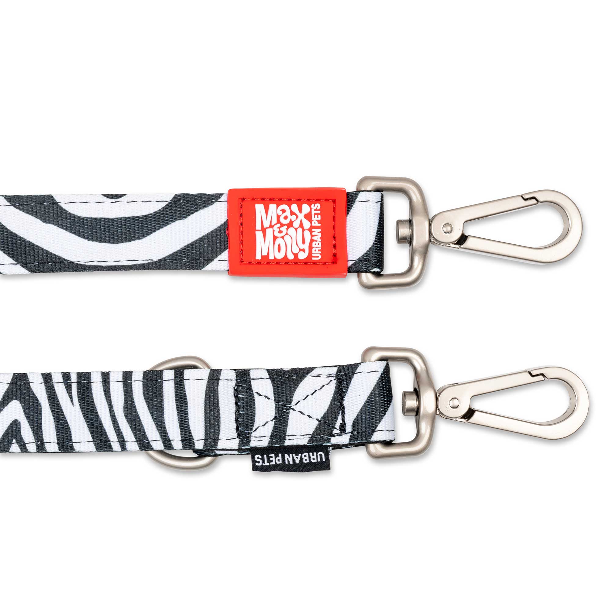 Многофункциональный поводок Max & Molly Multi-Function Zebra M 2.5 x 200 см - фото 2